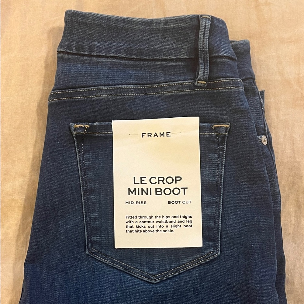 Frame Denim Women's Dark Blue Boot Cut Jeans